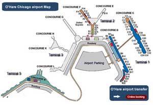 Ohare-limo-services-map
